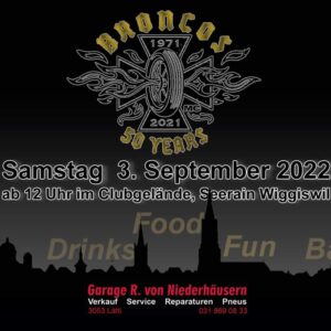 50 ans Broncos MC