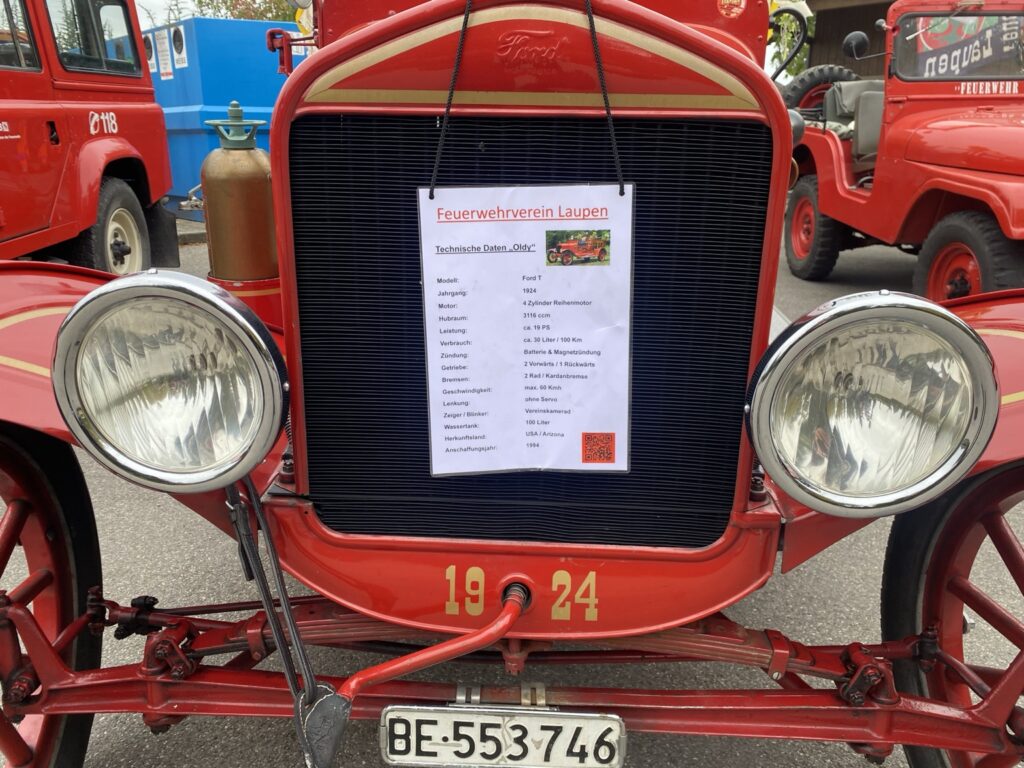 Fiche technique du camion Ford de 1924